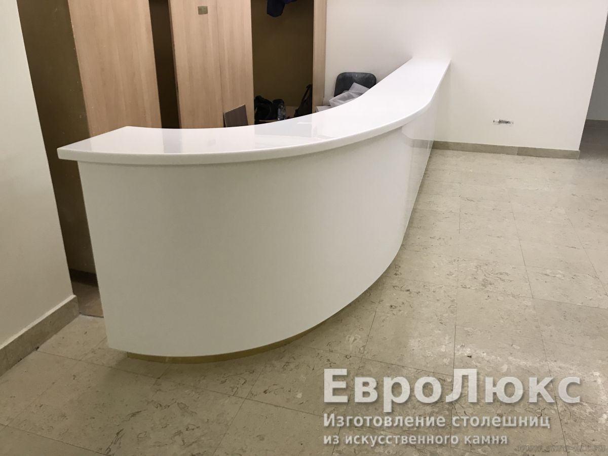 Столешница из акрилового камня Hanex S-020 H-White