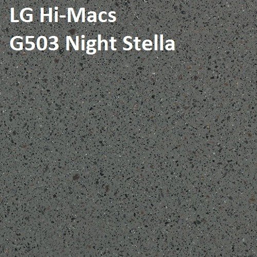 Акриловый камень LG Hi-Macs G503 Night Stella