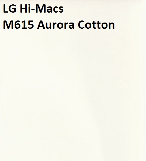 Акриловый камень LG Hi-Macs M615 Aurora Cotton