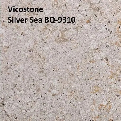 Кварцевый камень Vicostone Silver Sea BQ-9310