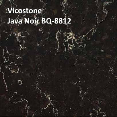 Кварцевый камень Vicostone Java Noir BQ-8812