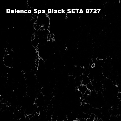 Кварцевый камень Belenco Spa Black SETA 8727