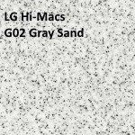 LG Hi-Macs G02 Gray Sand