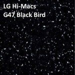 LG Hi-Macs G47 Black Bird