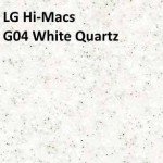 LG Hi-Macs G04 White Quartz