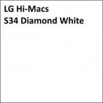 LG Hi-Macs S34 Diamond White