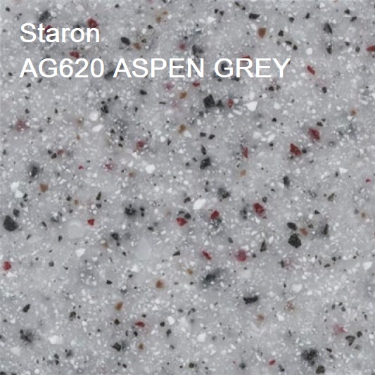 Акриловый камень Staron AG620 ASPEN GREY