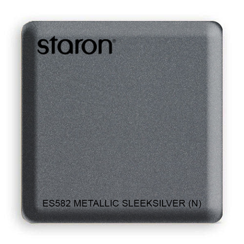 Акриловый камень Staron ES582 Metallic Sleeksilver (N)